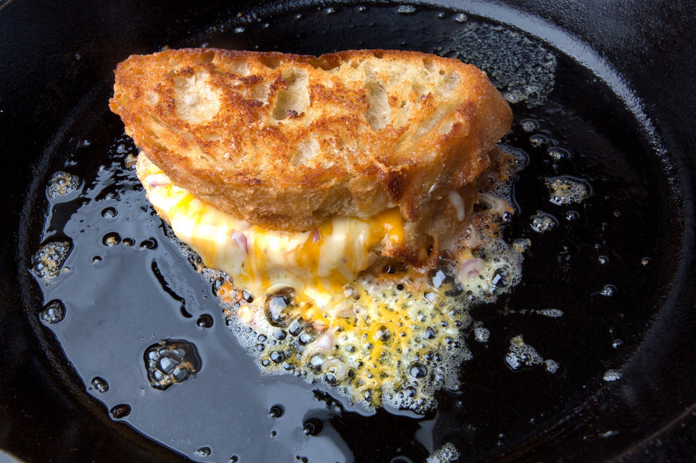 Easy twist on grilled cheese!